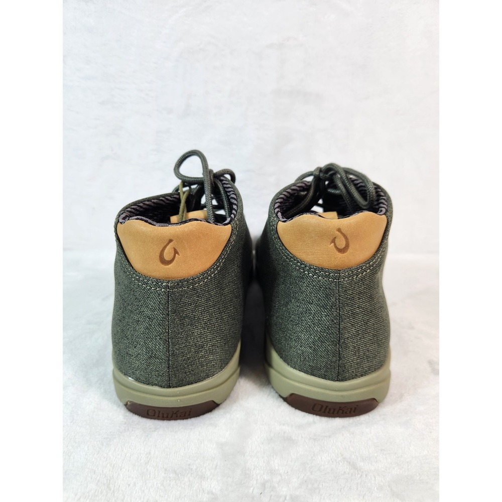 Olukai Nana Hele Wai'apo Olive Chukka Boots Men's Size 12 - New - Picture 2 of 15